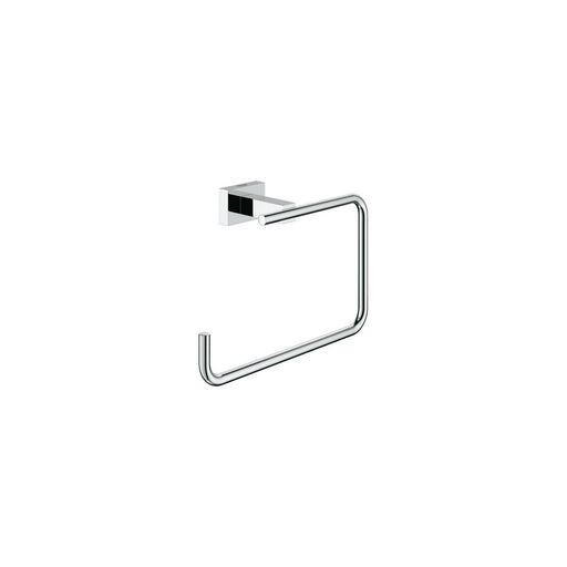 Portasalviette ad anello Grohe Essential Cube in metallo cromo fissaggio nascosto by CeramicStore | Lo specialista del tuo bagno