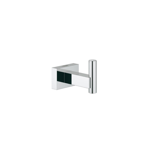 Comodo gancio in metallo cromo Grohe Essentials Cube fissaggio nascosto by CeramicStore | Lo specialista del tuo bagno