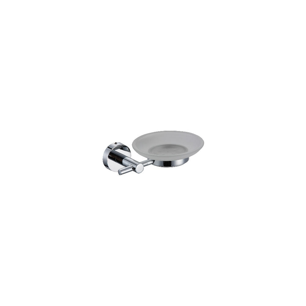 Portasapone Diosa leghe metalliche e vetro con fissaggio a viti by CeramicStore | Lo specialista del tuo bagno