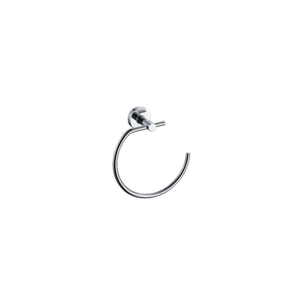 Portasciugamani ad anello cromato linea Diosa fissaggio con viti by CeramicStore | Lo specialista del tuo bagno