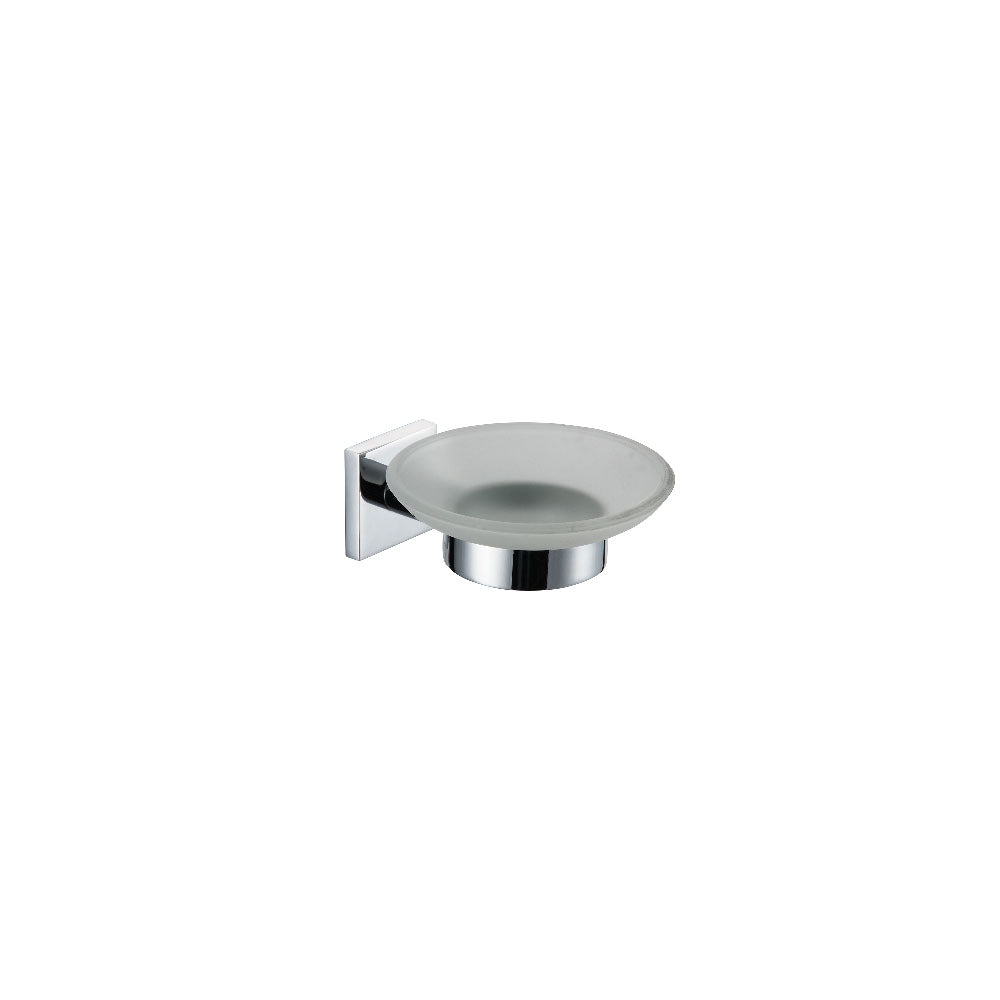 Portasapone Giona leghe metalliche e vetro fissaggio a viti by CeramicStore | Lo specialista del tuo bagno