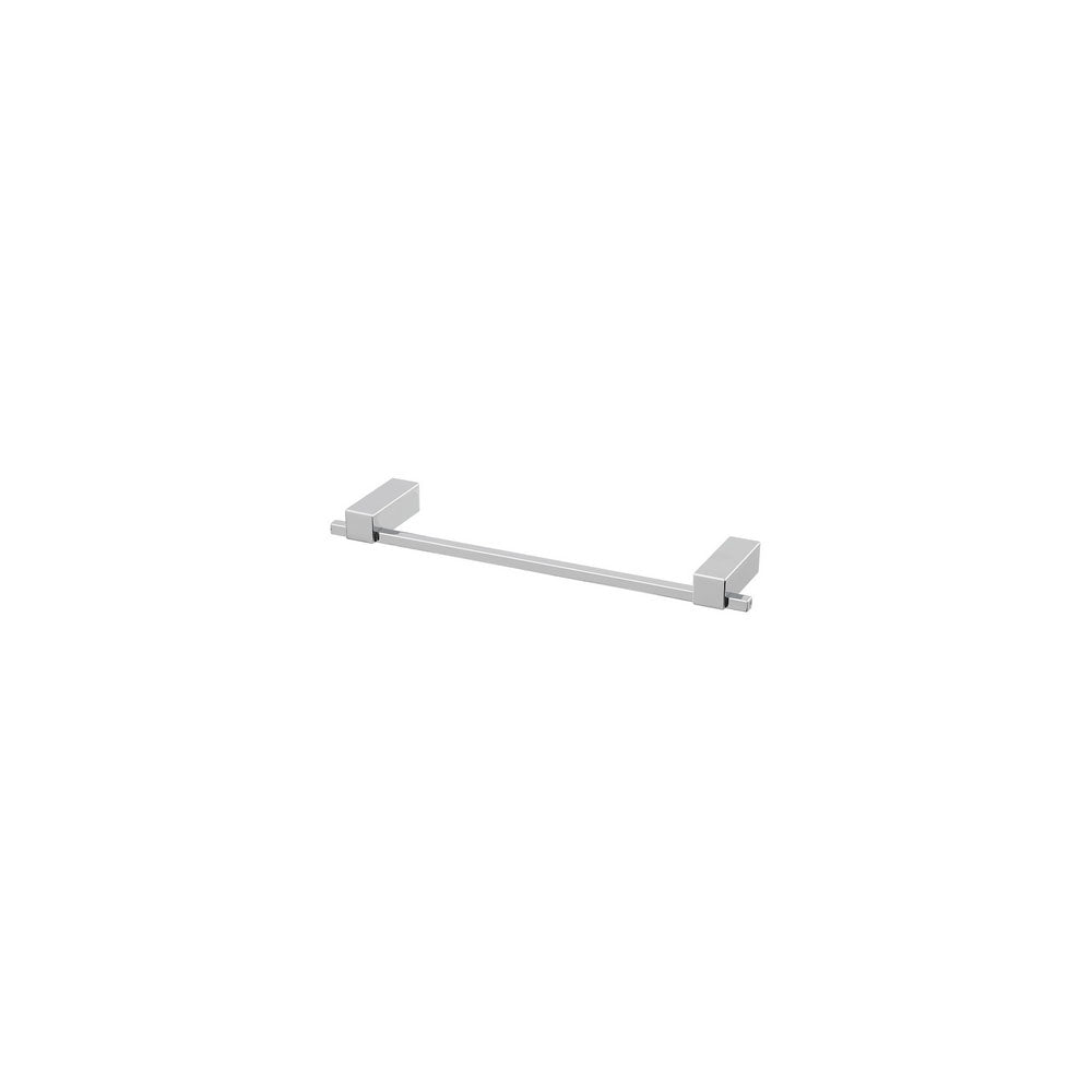 Portasciugamani cromo serie Unica lunghezza 30 cm con pistrine antiruggine by CeramicStore | Lo specialista del tuo bagno