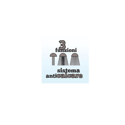 Doccetta anticalcare a 3 funzioni modello 13013 diametro 95 mm by CeramicStore | Lo specialista del tuo bagno