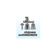 Doccetta 3 funzioni modello 13029 con sistema anticalcare diametro 95 mm by CeramicStore | Lo specialista del tuo bagno