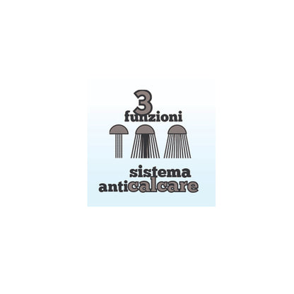 Doccetta 3 funzioni modello 13029 con sistema anticalcare diametro 95 mm by CeramicStore | Lo specialista del tuo bagno