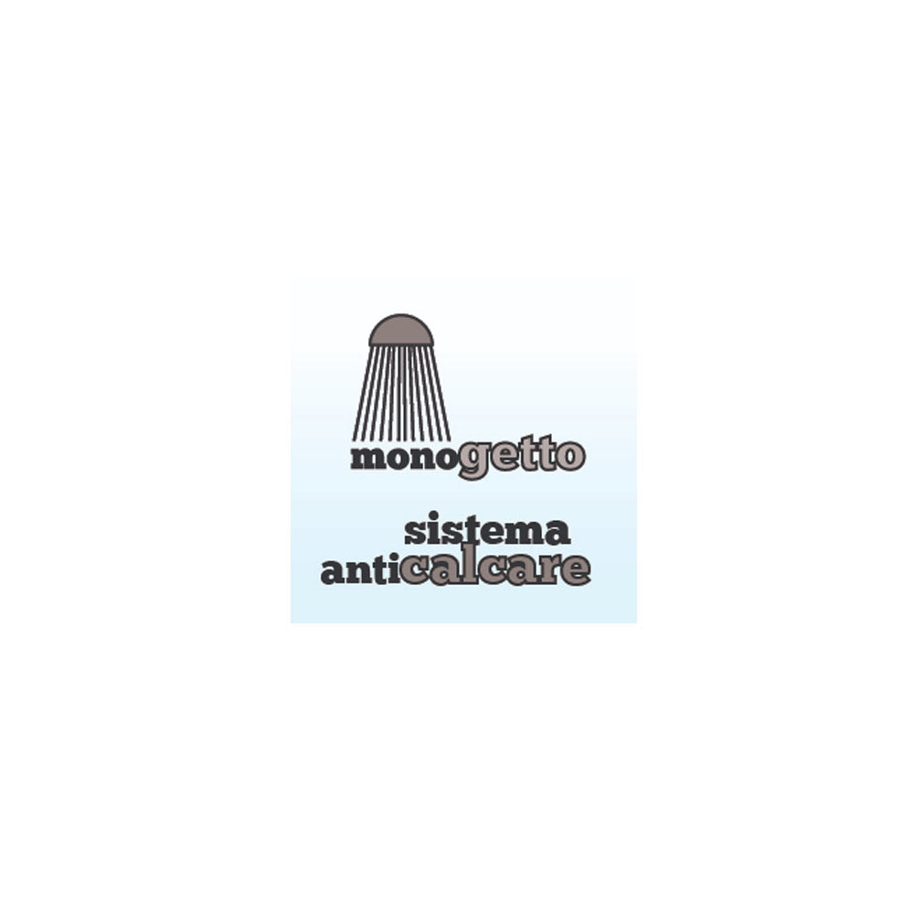 Doccetta monogetto modello 13030 diametro 80 mm sistema anticalcare by CeramicStore | Lo specialista del tuo bagno