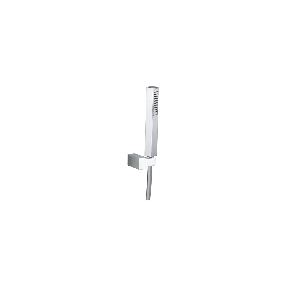 Kit quadro abs cromo con doccetta, supporto snodato e flessibile 150 cm by CeramicStore | Lo specialista del tuo bagno