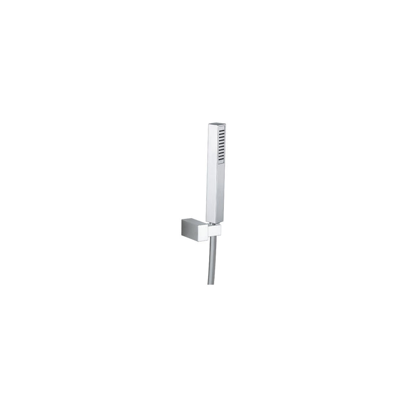 Kit quadro abs cromo con doccetta, supporto snodato e flessibile 150 cm by CeramicStore | Lo specialista del tuo bagno