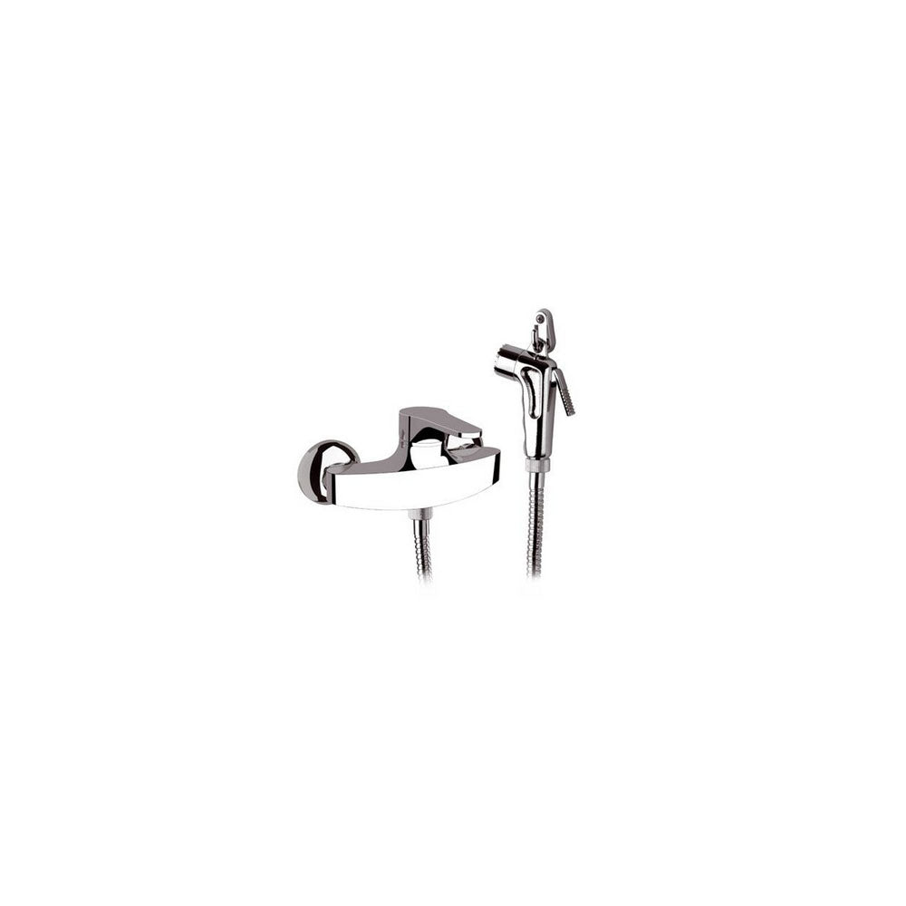Monocomando esterno doccia con doccetta shut off in abs cromo by CeramicStore | Lo specialista del tuo bagno