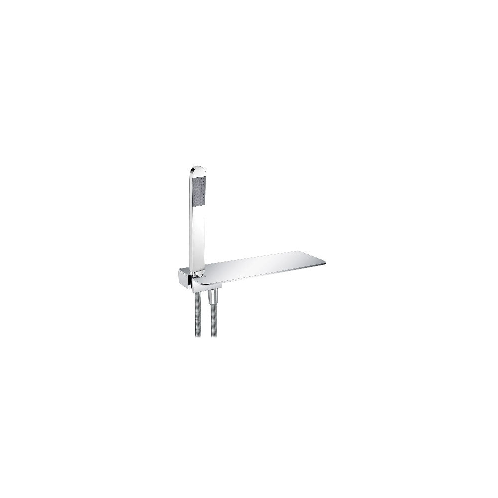 Kit vasca Diva in ottone cromato con doccetta 30x217 mm, flessibile antitorsione by CeramicStore | Lo specialista del tuo bagno