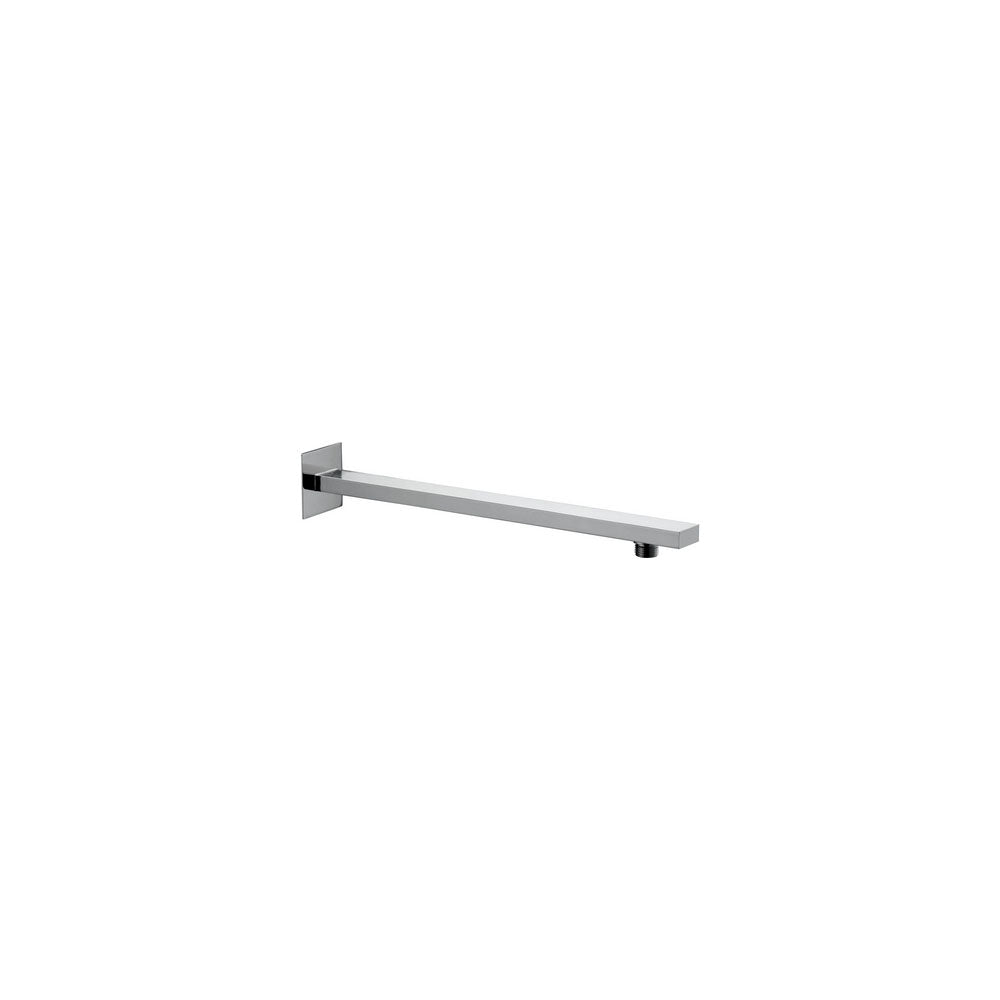 Braccio doccia alto design quadro-piatto larghezza 350 mm con rosone minimale by CeramicStore | Lo specialista del tuo bagno