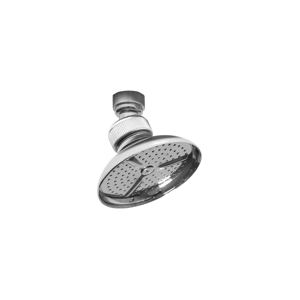 Soffione monogetto cromato modello Spiaggia altezza totale 7 cm by CeramicStore | Lo specialista del tuo bagno