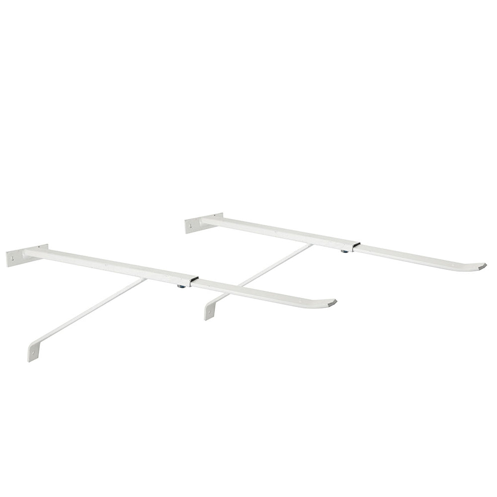 Coppia mensole sospese in acciaio inox per sostegno pilozzo. Carico max 50 kg by CeramicStore | Lo specialista del tuo bagno