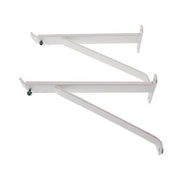 Coppia mensole sospese in acciaio inox per sostegno pilozzo. Carico max 50 kg by CeramicStore | Lo specialista del tuo bagno
