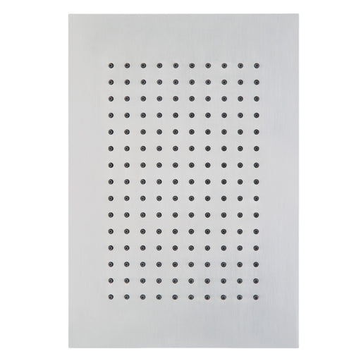 Soffione ad incasso in acciaio inox 316L spazzolato 28