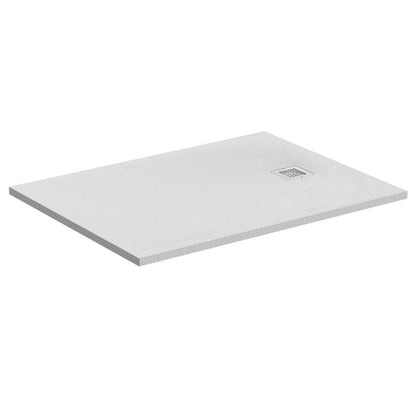 Piatto doccia Ultra Flat S Effetto Pietra 100x120 di Ideal Standard - Bianco by CeramicStore | Lo specialista del tuo bagno