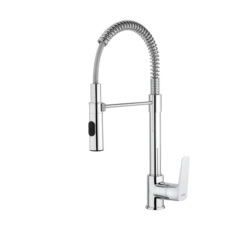 Miscelatore per lavello cucina Professionale con doccia orientabile Finitura cromato collezione Spartaco di Mamoli Rubinetterie by CeramicStore | Lo specialista del tuo bagno