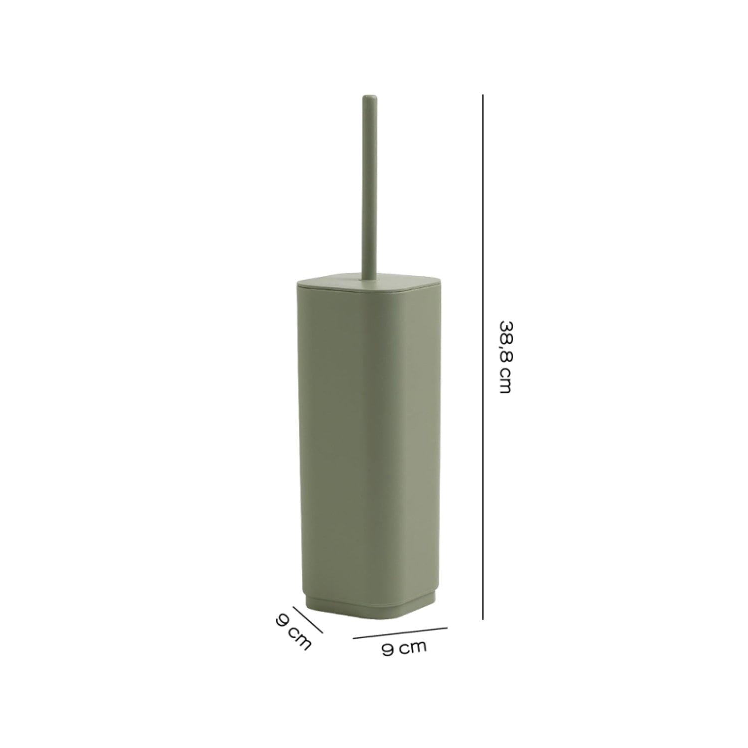 Scopino da appoggio Seventy Ekoplà Gedy in materiale plastico riciclato - Verde Salvia Matt by CeramicStore | Lo specialista del tuo bagno