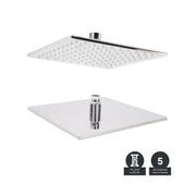 Soffione doccia Seven Quadrato 30x30 Metaform in Acciaio Inox Lucido by CeramicStore | Lo specialista del tuo bagno