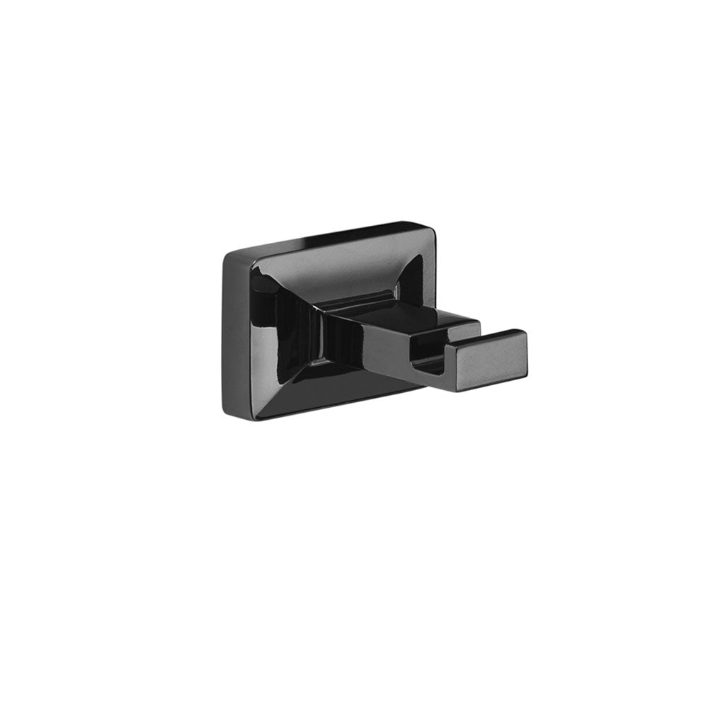 Appendiabiti a muro in acciaio inox collezione 'Gran Torino' by Gedy - Nero lucido by CeramicStore | Lo specialista del tuo bagno