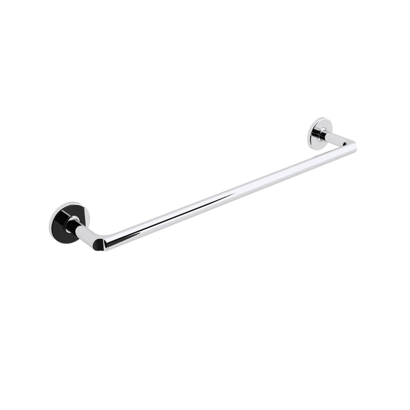 Porta asciugamani da incollo o da fissare a parete in ottone cromato collezione Sebecà di Lineabeta - 500mm by CeramicStore | Lo specialista del tuo bagno