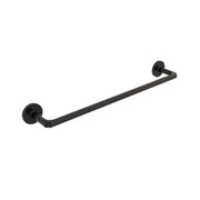 Porta asciugamani da incollo o da fissare a parete in ottone verniciato nero opaco collezione Sebecà di Lineabeta - 500mm by CeramicStore | Lo specialista del tuo bagno