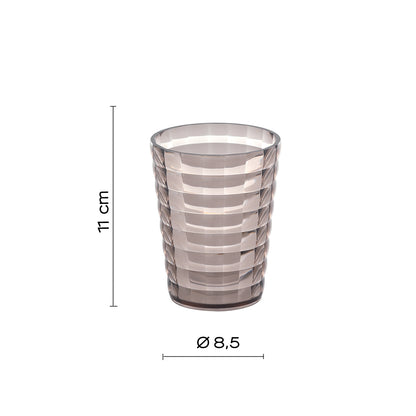 Portaspazzolini da appoggio Gedy serie Glady - Moka