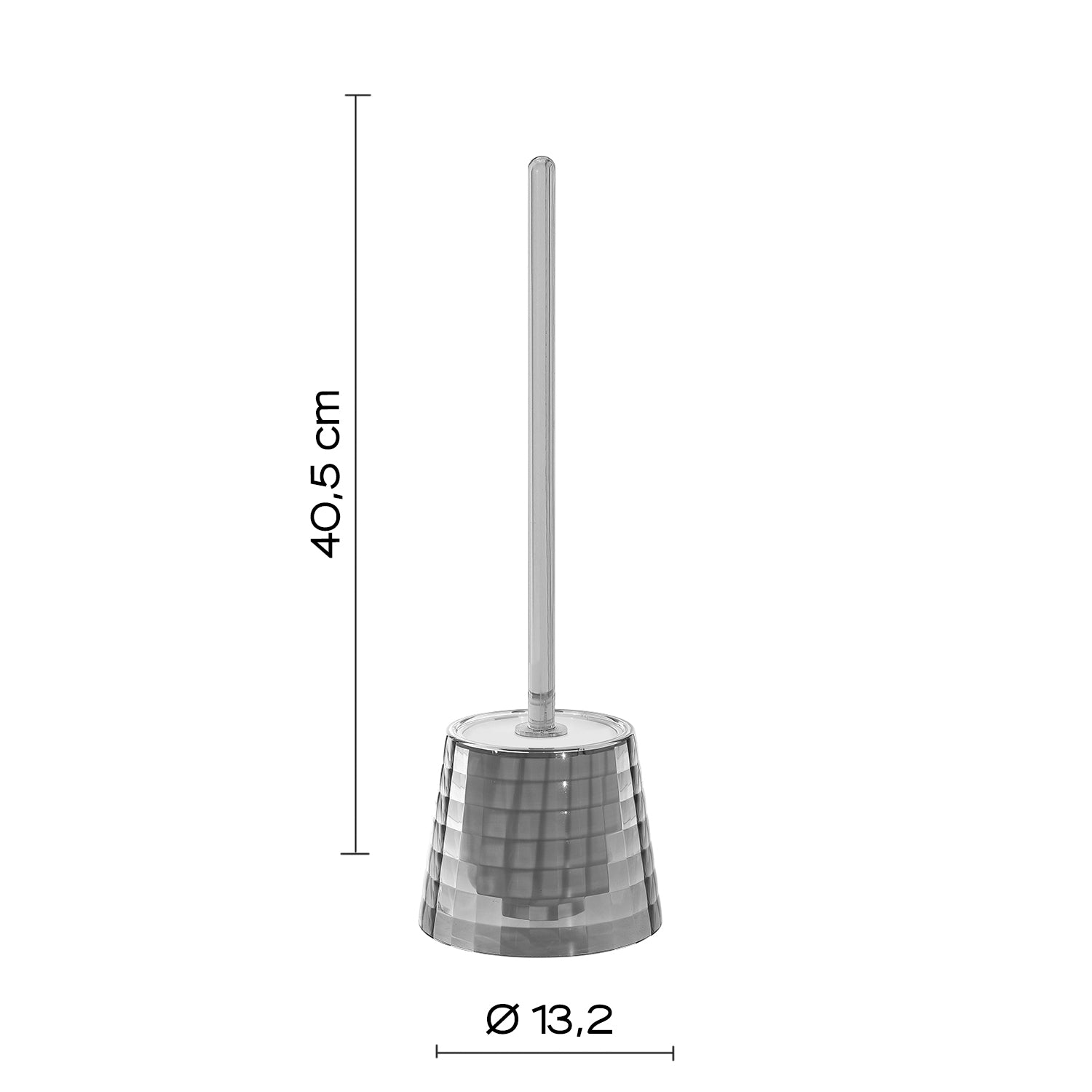 Scopino da appoggio Gedy serie Glady - Antracite by CeramicStore | Lo specialista del tuo bagno