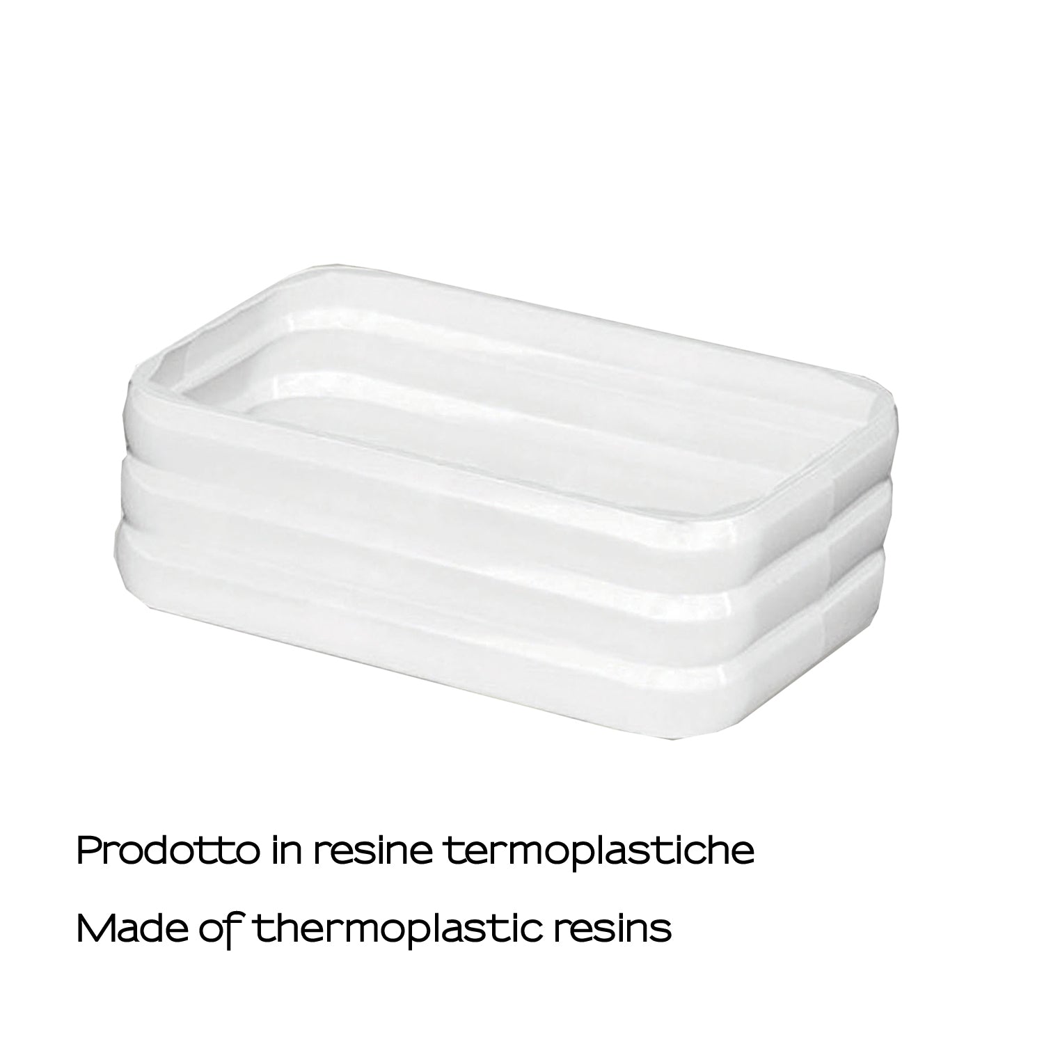 Portasapone da appoggio Gedy serie Glady - Bianco
