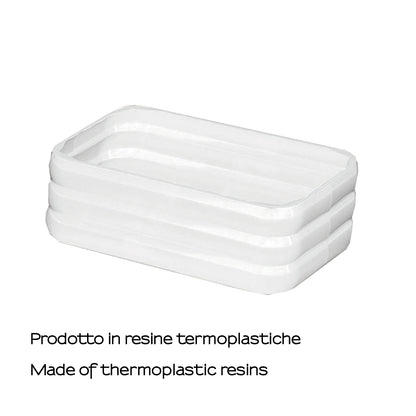 Portasapone da appoggio Gedy serie Glady - Bianco