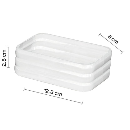 Portasapone da appoggio Gedy serie Glady - Bianco