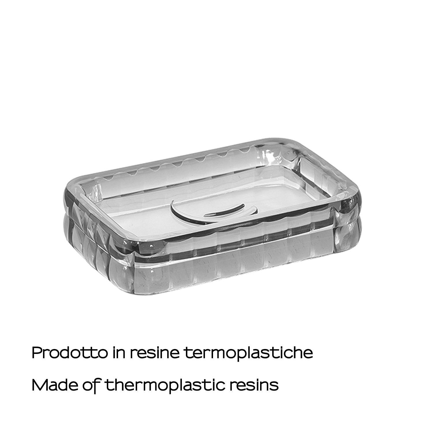 Portasapone da appoggio Gedy serie Glady - Antracite