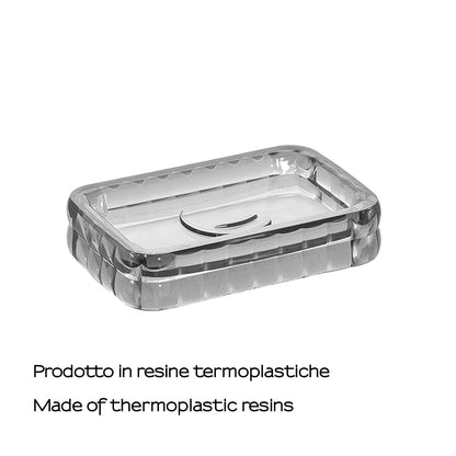 Portasapone da appoggio Gedy serie Glady - Antracite