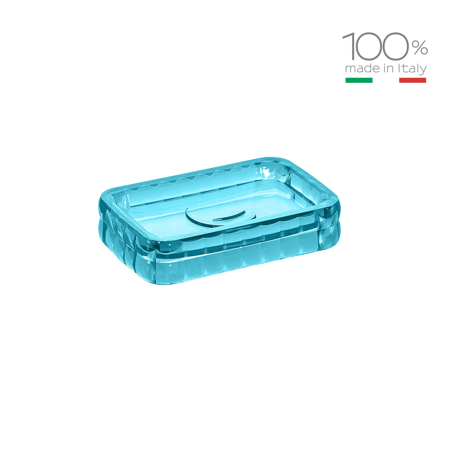 Portasapone da appoggio Gedy serie Glady - Celeste