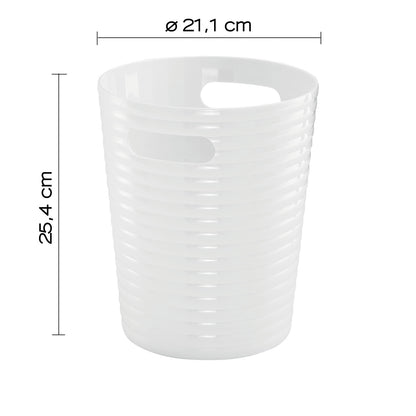 Gettacarta 6.6 lt da appoggio Gedy serie Glady - Bianco by CeramicStore | Lo specialista del tuo bagno