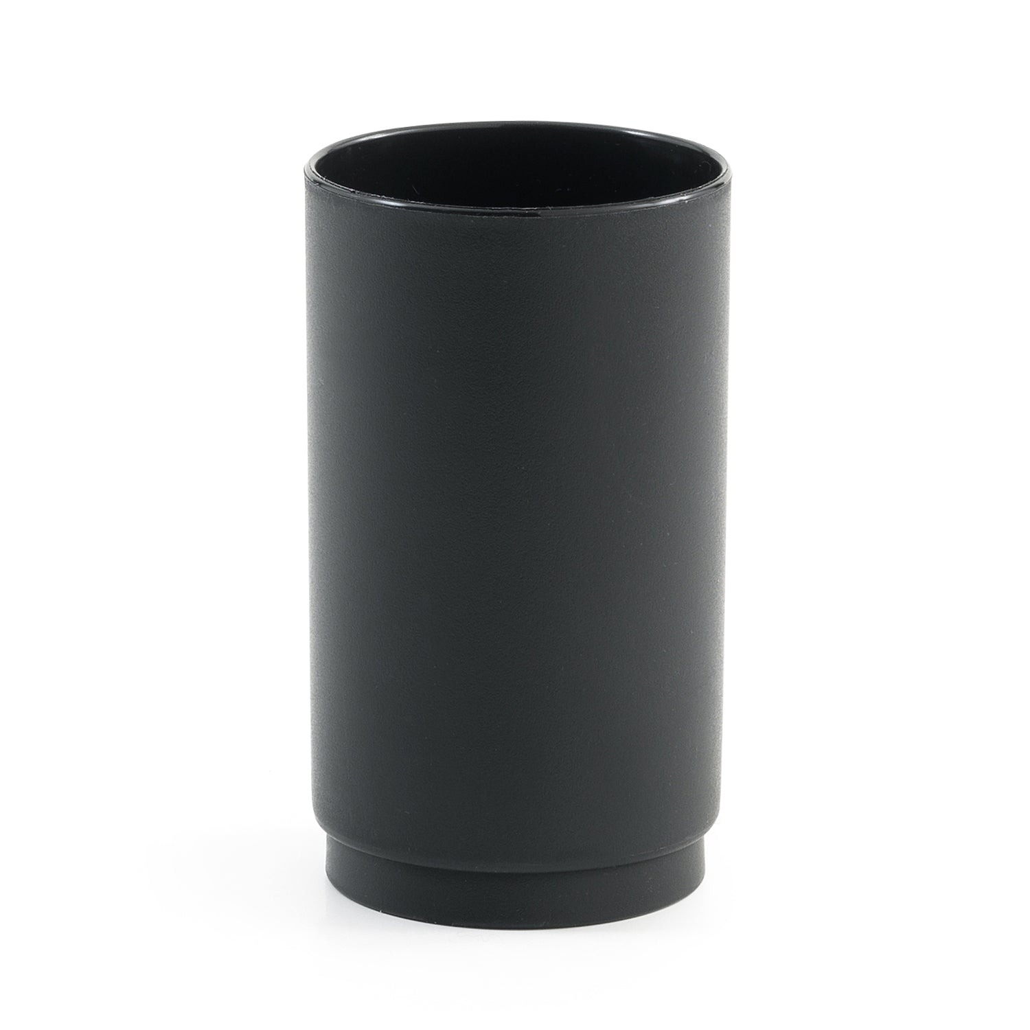 Portaspazzolini in resina Gedy serie Sharon - Nero Matt