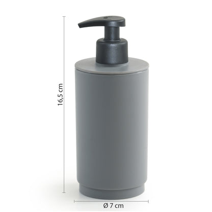 Dosasapone in resina Gedy serie Sharon - Grigio