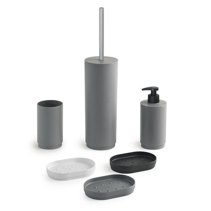 Scopino in resina Gedy serie Sharon - Grigio by CeramicStore | Lo specialista del tuo bagno