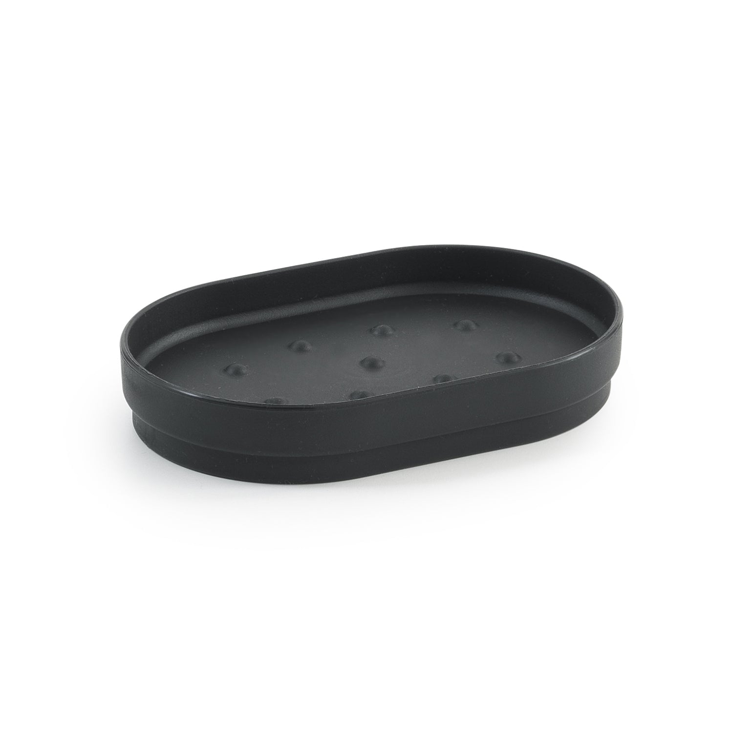 Portasapone in resina Gedy serie Sharon - Nero Matt