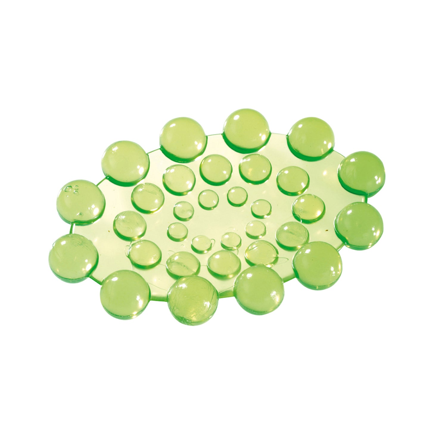 Portasapone Spot in PVC di Gedy - Verde Acido