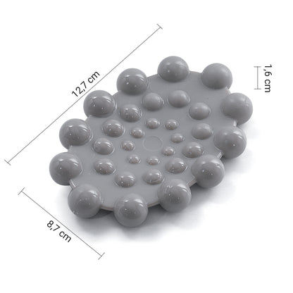 Portasapone Spot in PVC di Gedy - Tortora