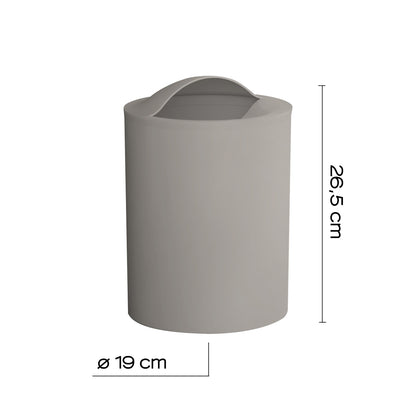 Cestino bagno da appoggio modello Eye di Gedy - Beige by CeramicStore | Lo specialista del tuo bagno