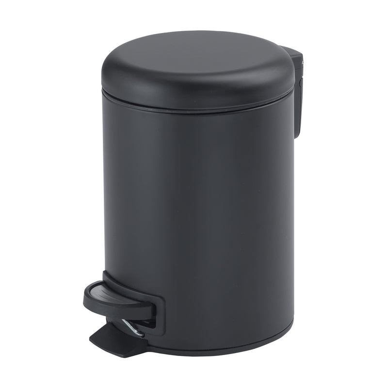 Portarifiuti 5 lt in Acciaio Inox modello Potty di Gedy - Nero Matt by CeramicStore | Lo specialista del tuo bagno