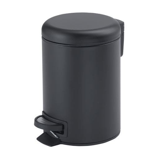 Portarifiuti 5 lt in Acciaio Inox modello Potty di Gedy - Nero Matt by CeramicStore | Lo specialista del tuo bagno