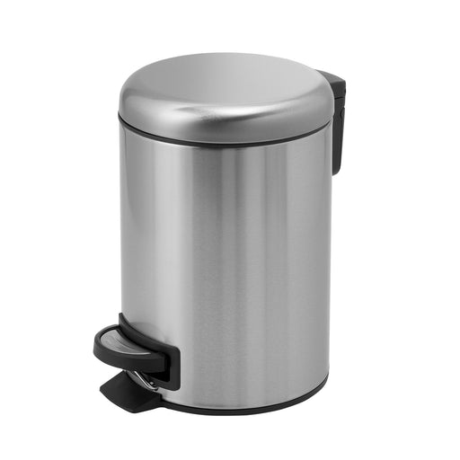 Portarifiuti 5 lt in Acciaio Inox modello Potty di Gedy - Spazzolato by CeramicStore | Lo specialista del tuo bagno