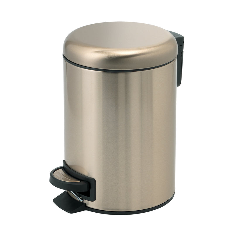 Portarifiuti 5 lt in Acciaio Inox modello Potty di Gedy - Oro Matt by CeramicStore | Lo specialista del tuo bagno