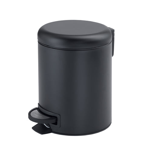 Portarifiuti 3 lt in Acciaio Inox modello Potty di Gedy - Nero Matt by CeramicStore | Lo specialista del tuo bagno