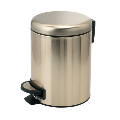 Portarifiuti 3 lt in Acciaio Inox modello Potty di Gedy - Oro Matt by CeramicStore | Lo specialista del tuo bagno