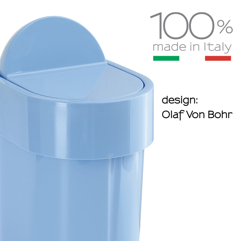 Portarifiuti da appoggio di Gedy serie Junior - Celeste by CeramicStore | Lo specialista del tuo bagno