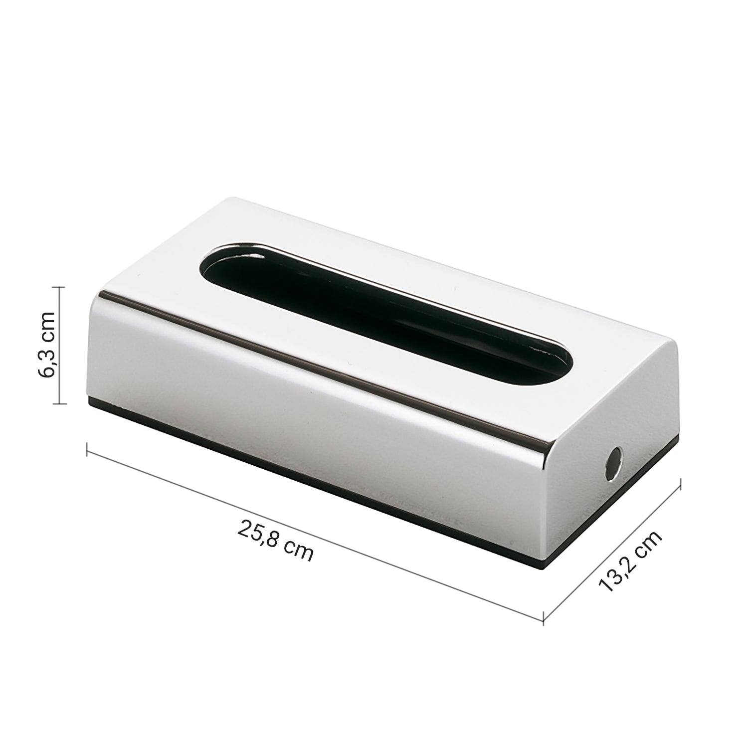Gedy Porta Fazzoletti In Resine Cromato - Eleganza by CeramicStore | Lo specialista del tuo bagno